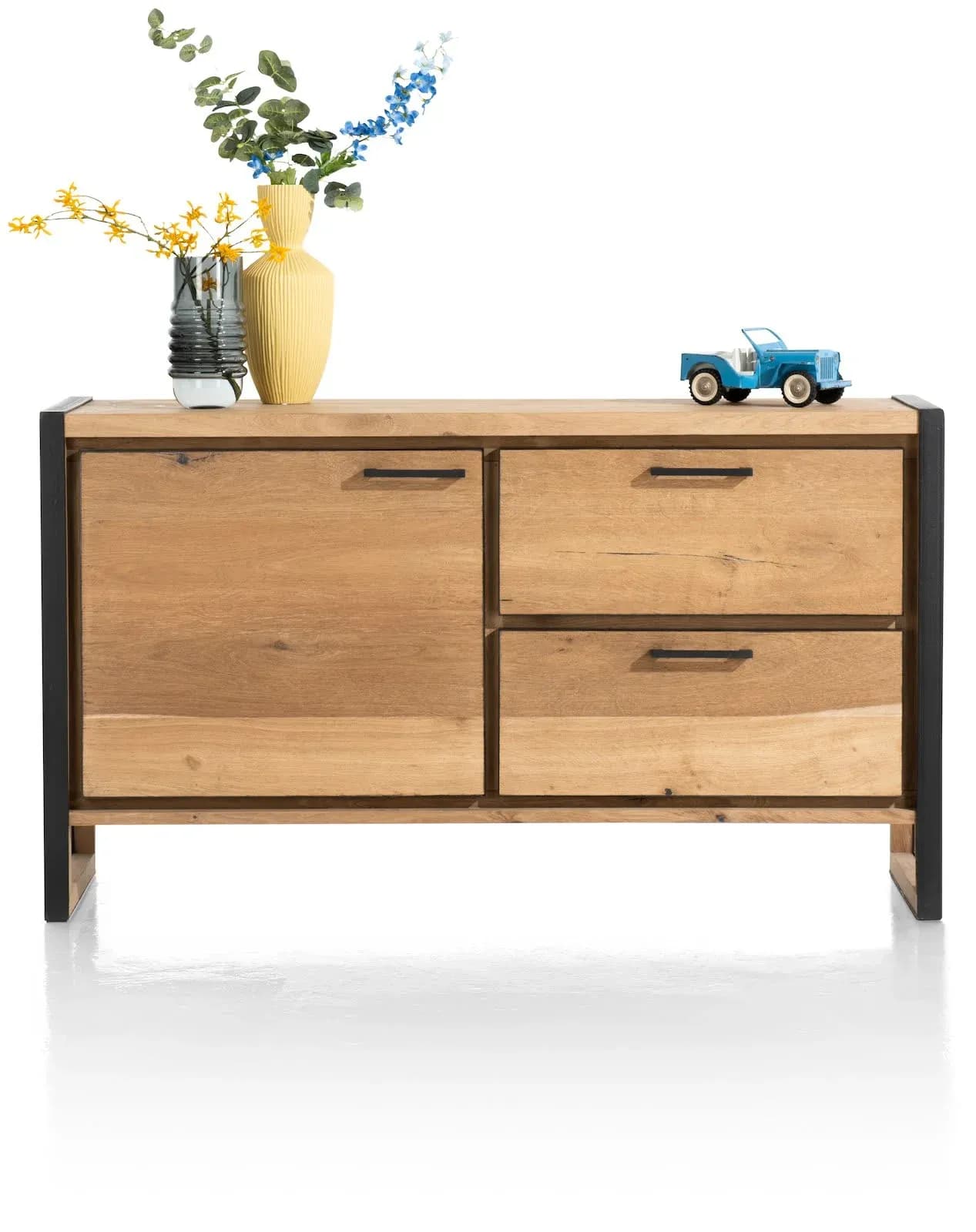 Metalo, Sideboard 140 cm - 1-Tür + 2-Laden