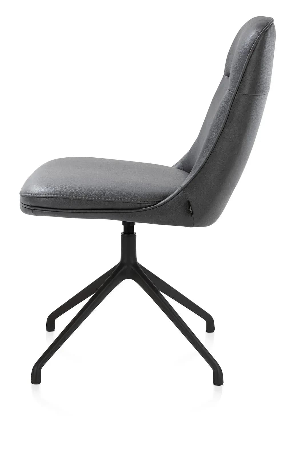 Mateo, Stuhl - drehbar - rough off black - Pala