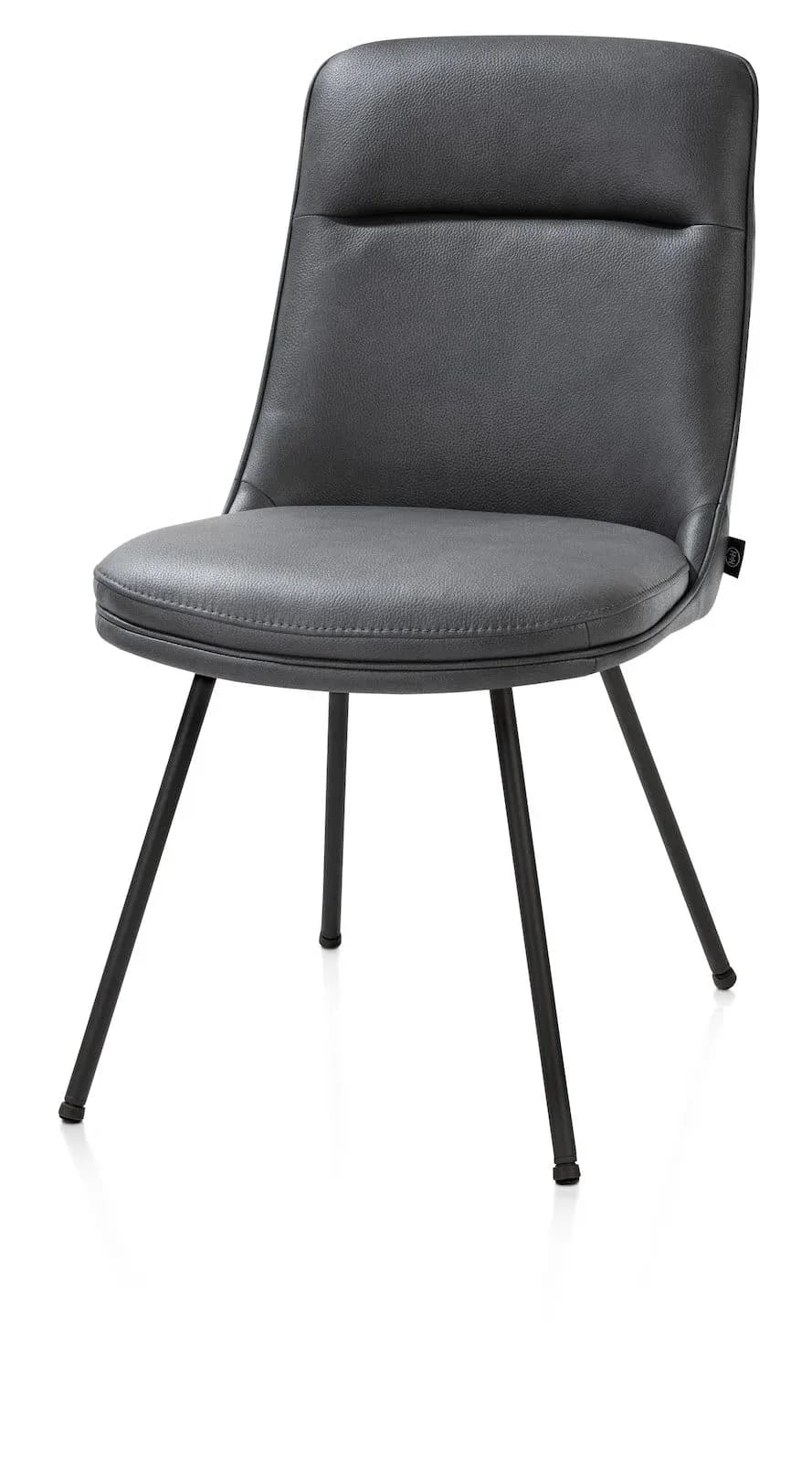 Mateo, Stuhl - 4-Fußen - rough off black - Pala