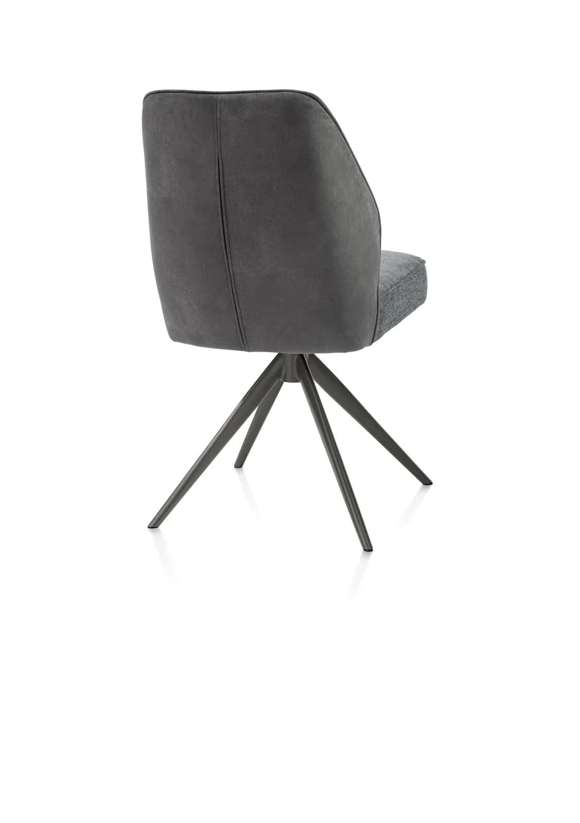Bell, Stuhl - Gestell Graphit - drehbar - Kippfunktion - Taschenfederkern - Kombi Calabria/Vada