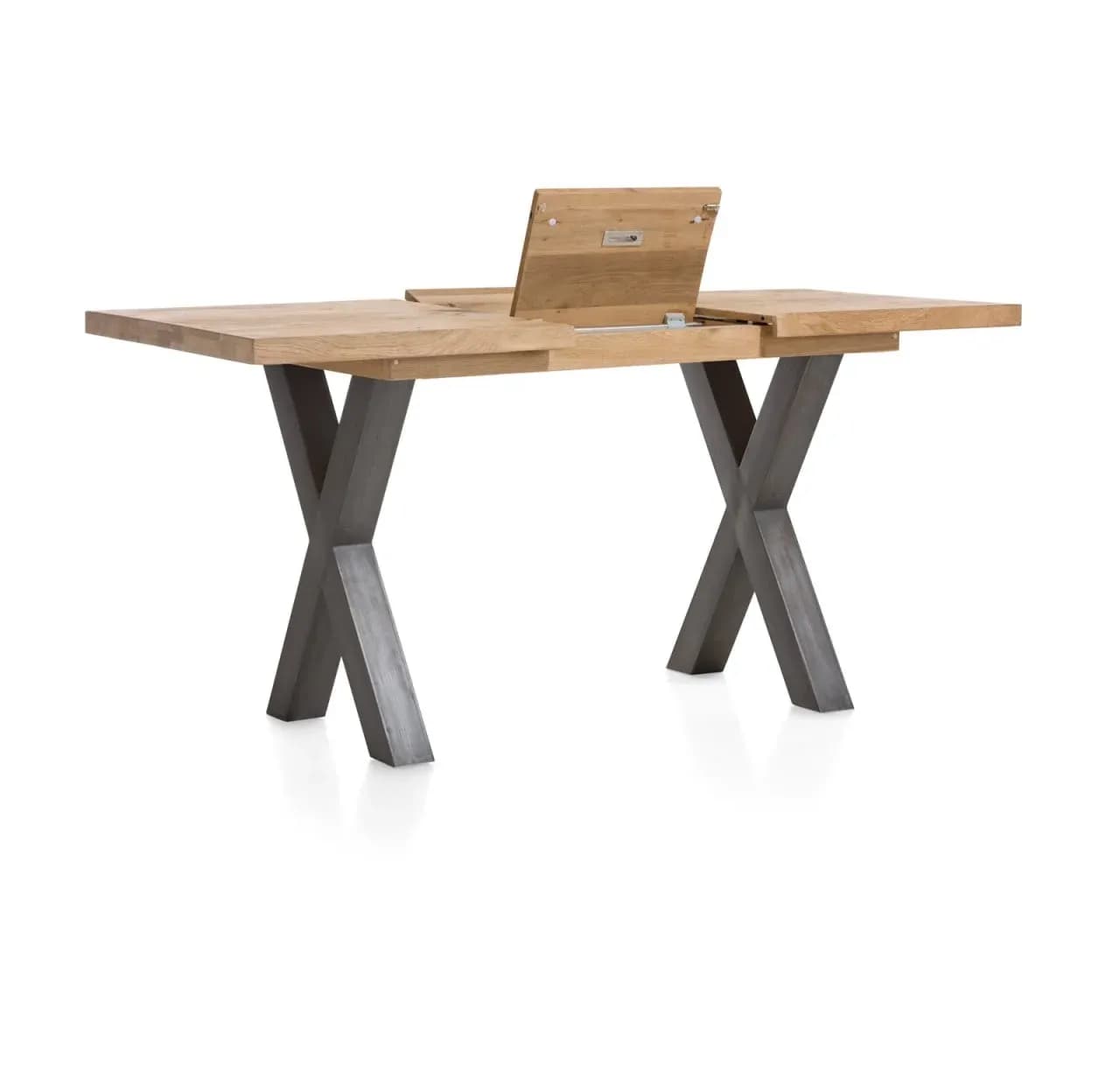 Metalox, Tresentisch ausziehbar 140 (+ 50) x 90 cm (Höhe: 92 cm)