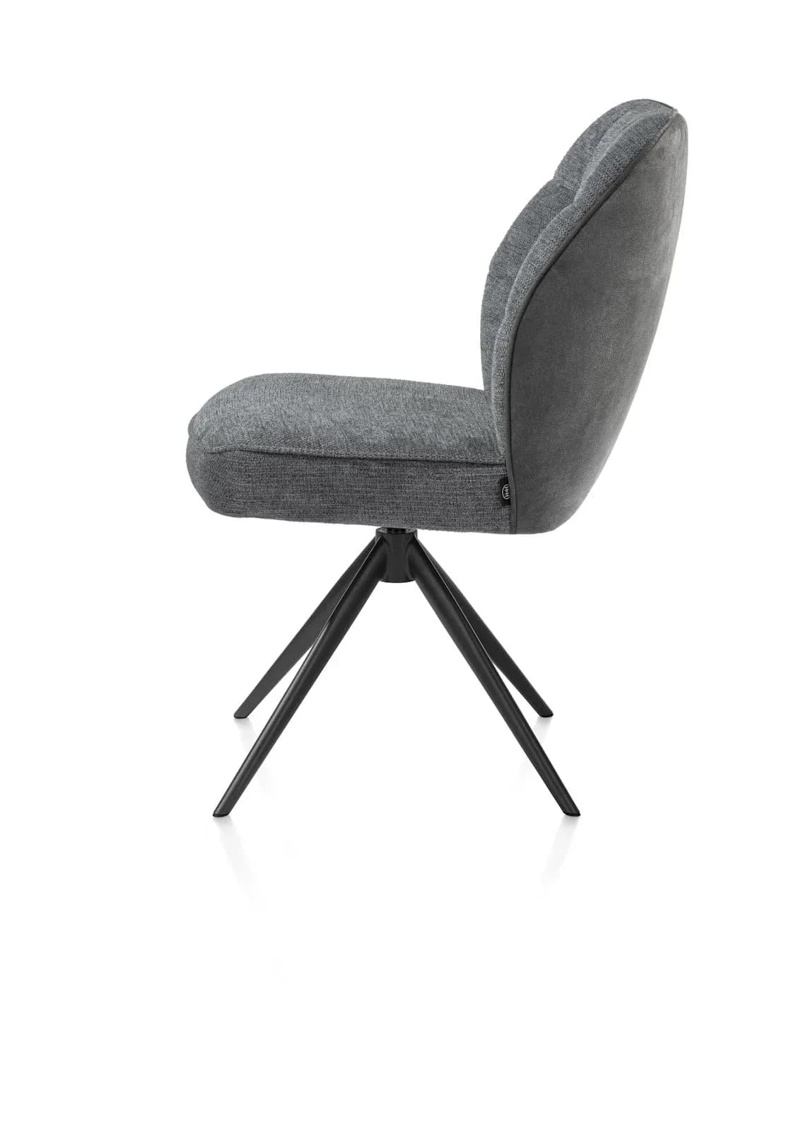 Bell, Stuhl - Gestell rough offblack - drehbar - Kippfunktion - Taschenfederkern - Kombi Ca