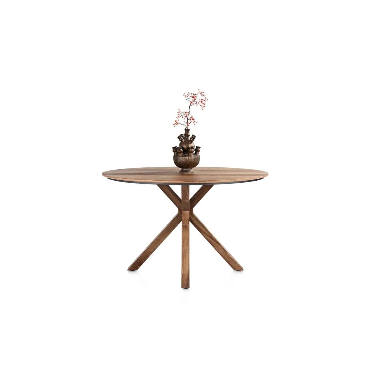 Trapani, Tresentisch Ellipse 150 x 120 cm (Höhe: 92 cm)