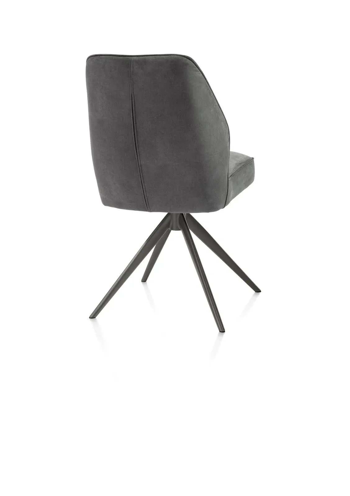 Bell, Stuhl - Gestell Graphit - drehbar - Kippfunktion - Taschenfederkern - Stoff Calabria
