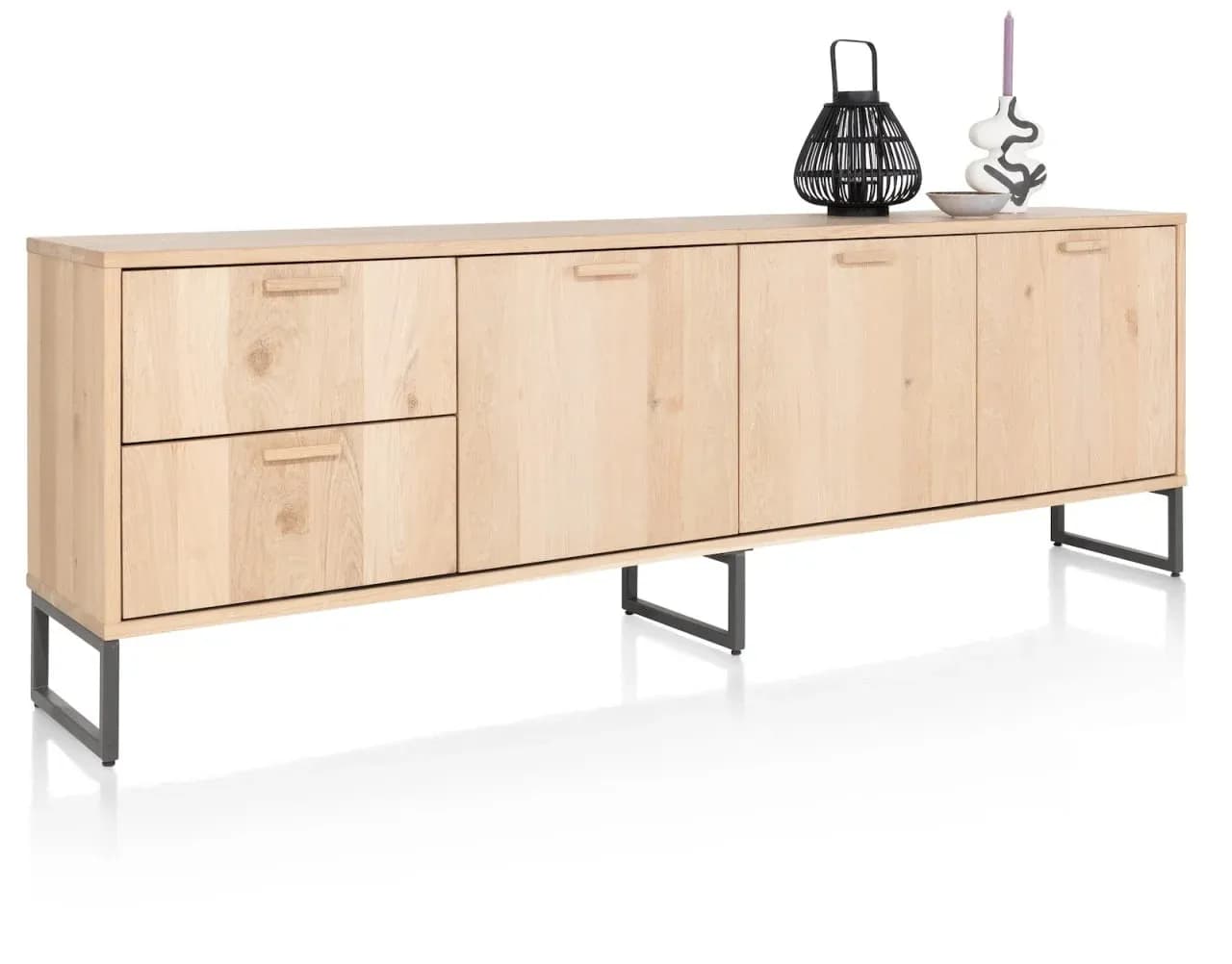 Castello, Sideboard 240 cm - 3-Türen + 2-Laden