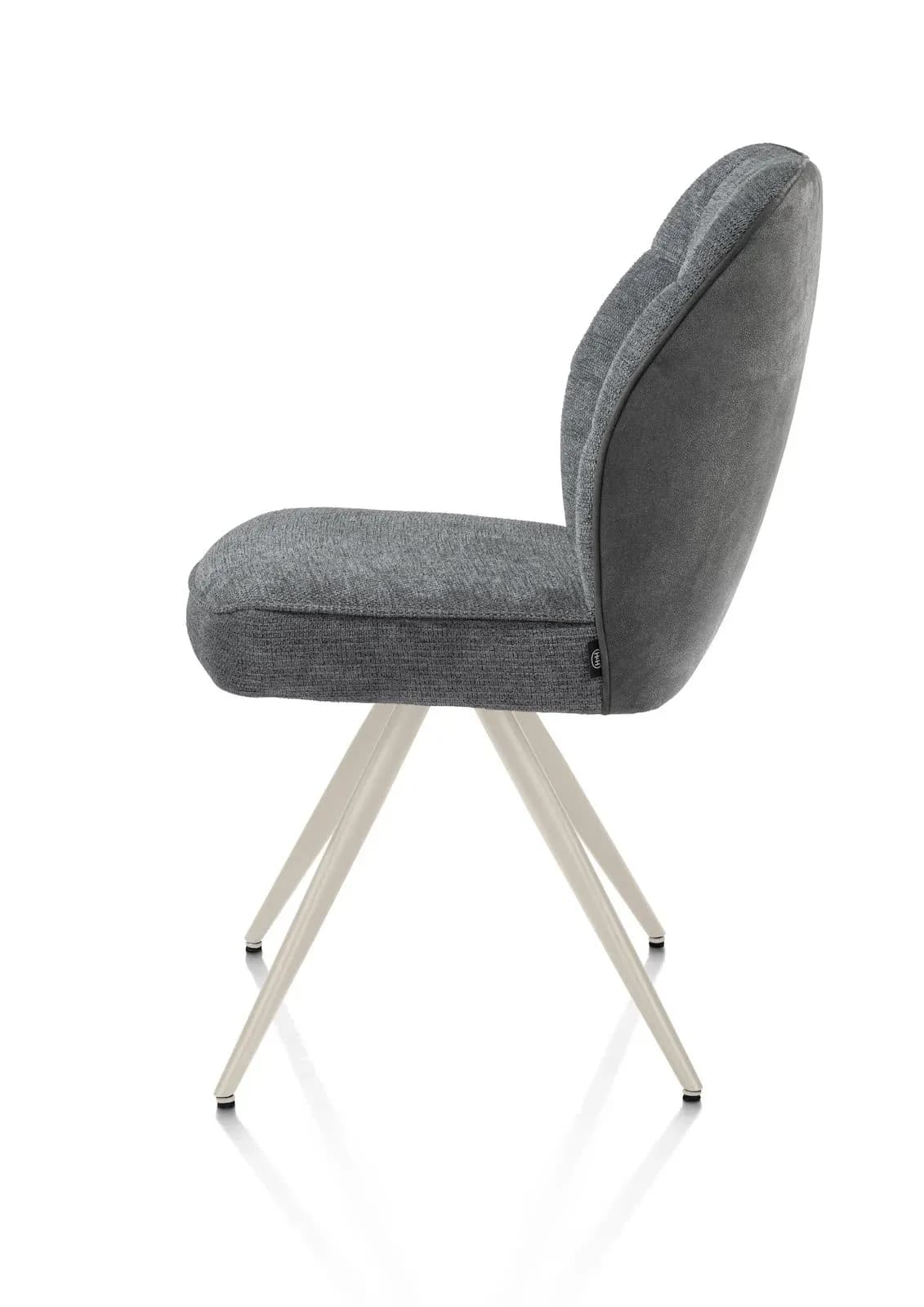 Bell, Stuhl - Gestell Creme - Taschenfederkern - Kombi Calabria/Vada