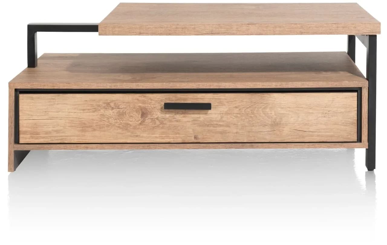 Pavarotti, Couchtisch 60 x 110 cm + 1-Lade t&t + 1-Nische