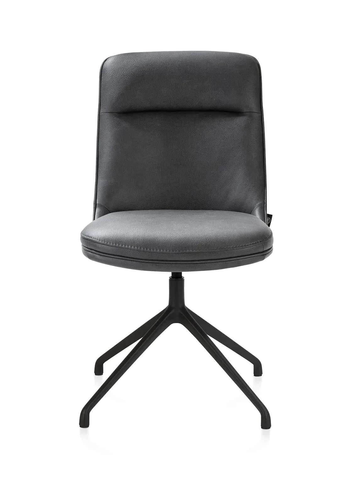 Mateo, Stuhl - drehbar - rough off black - Pala