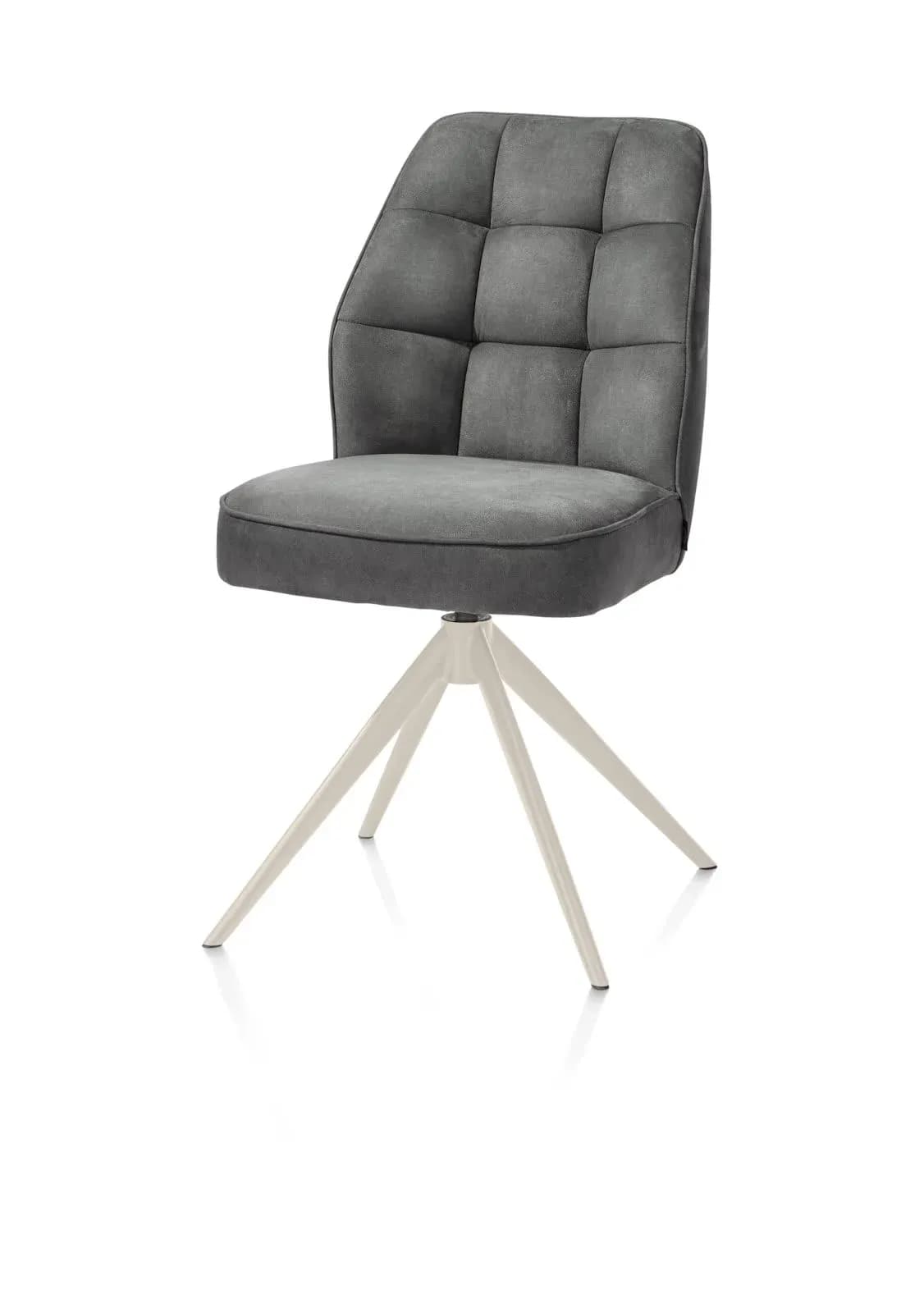 Bell, Stuhl - Gestell Creme - drehbar - Kippfunktion - Taschenfederkern - Stoff Calabria