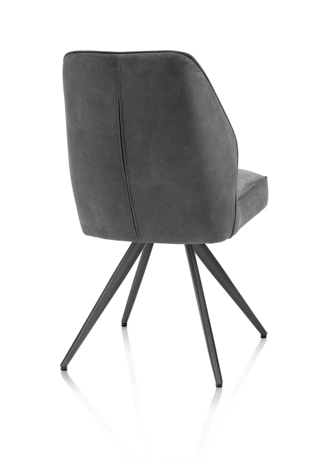 Bell, Stuhl - Gestell Graphit - Taschenfederkern - Stoff Calabria