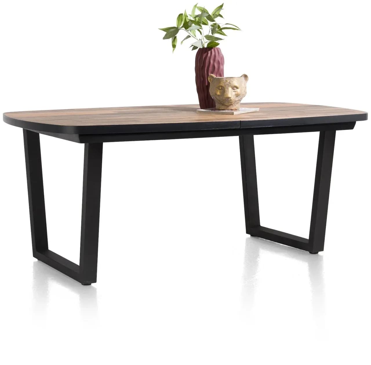 Avalox, Auszieh-Tresentisch oval 190 (+ 60) x 110 cm