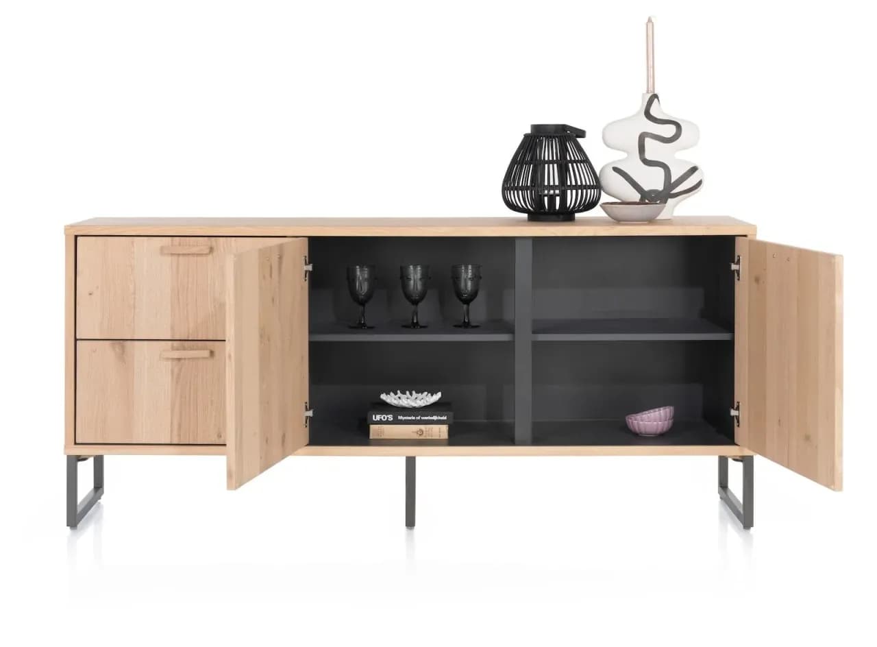 Castello, Sideboard 181 cm - 2-Türen + 2-Laden