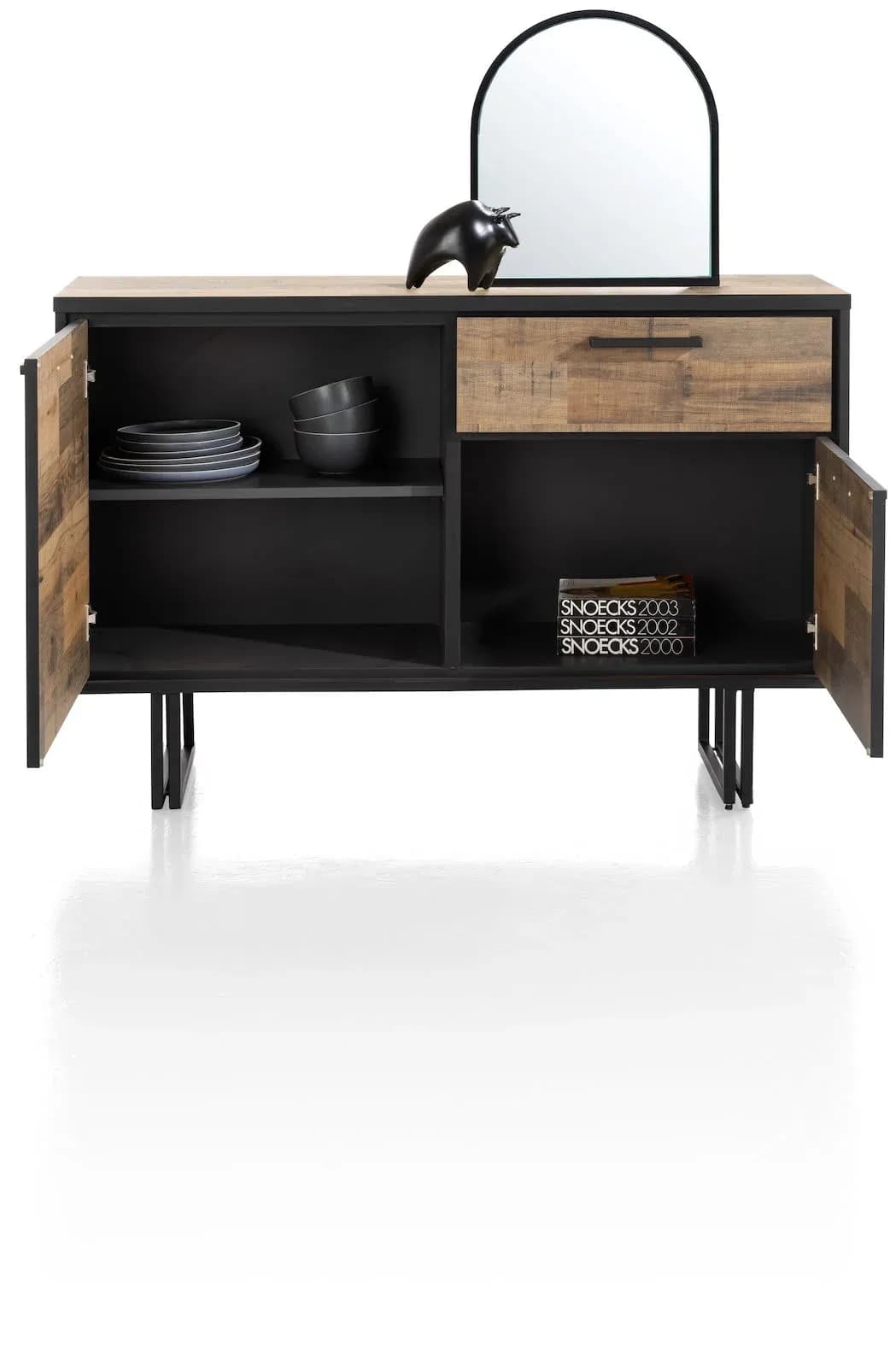 Avalon, Sideboard 127 cm - 2-Türen + 1-Lade