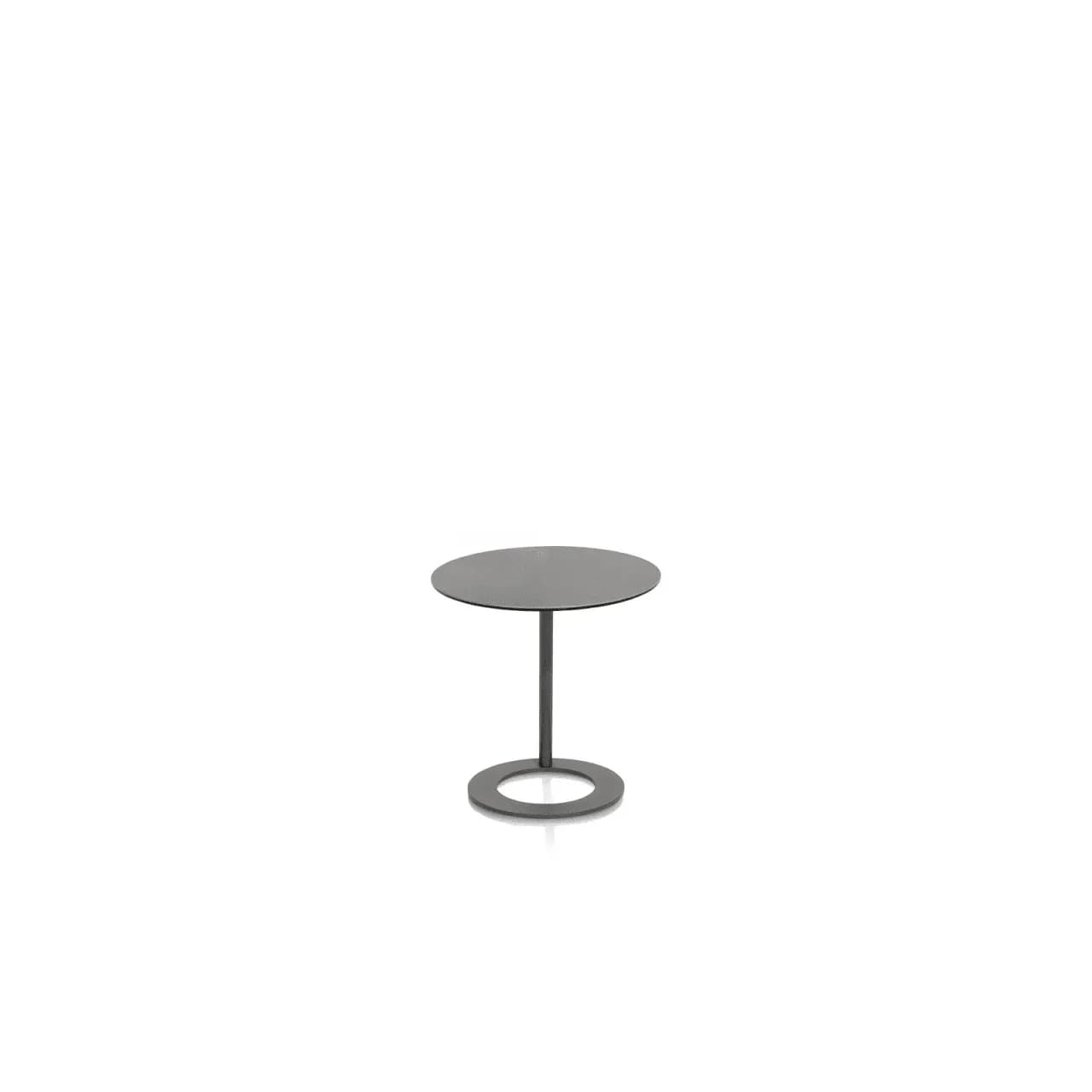 Vegas, Couchtisch rund 50 cm - Keramik auf Glas