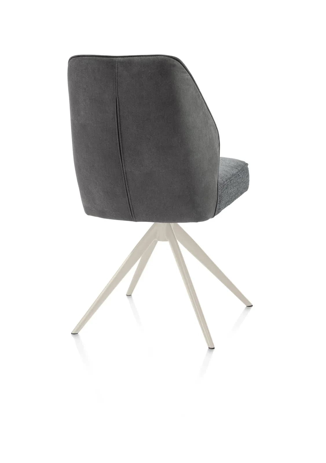 Bell, Stuhl - Gestell Creme - drehbar - Kippfunktion - Taschenfederkern - Kombi Calabria/Vada