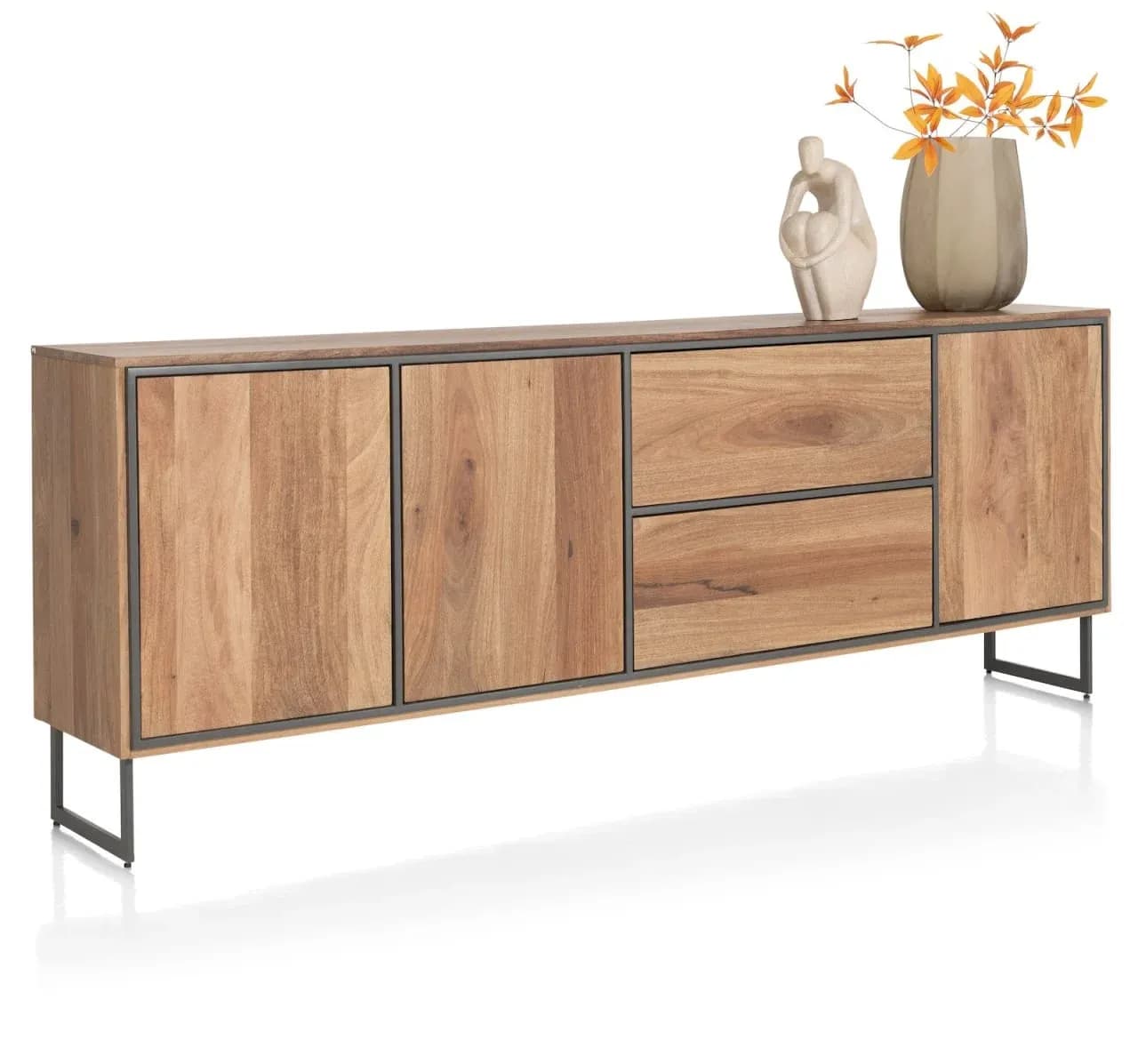 Trapani, Sideboard 240 cm - 3-Türen + 2-Laden