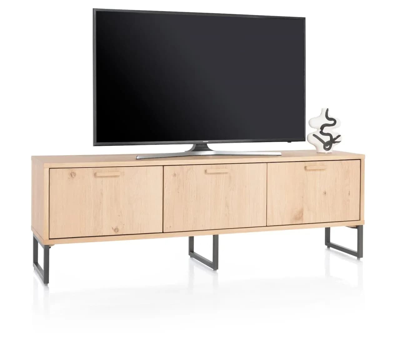 Castello, Lowboard 181 cm - 2-Türen + 1-Klappe