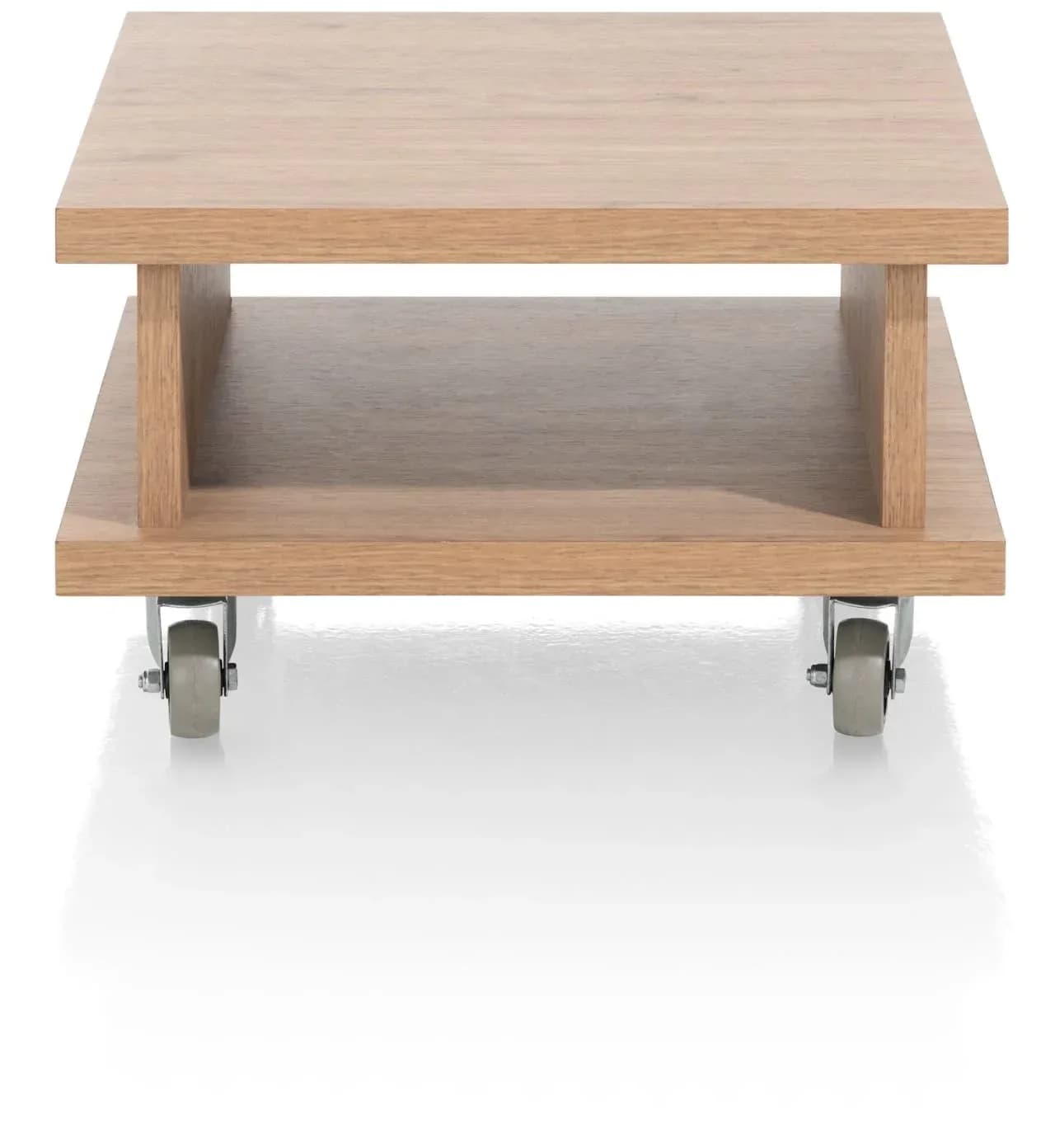 Delmonte, Beistelltisch 60 x 60 cm + 1-Nische (+ Rollen)