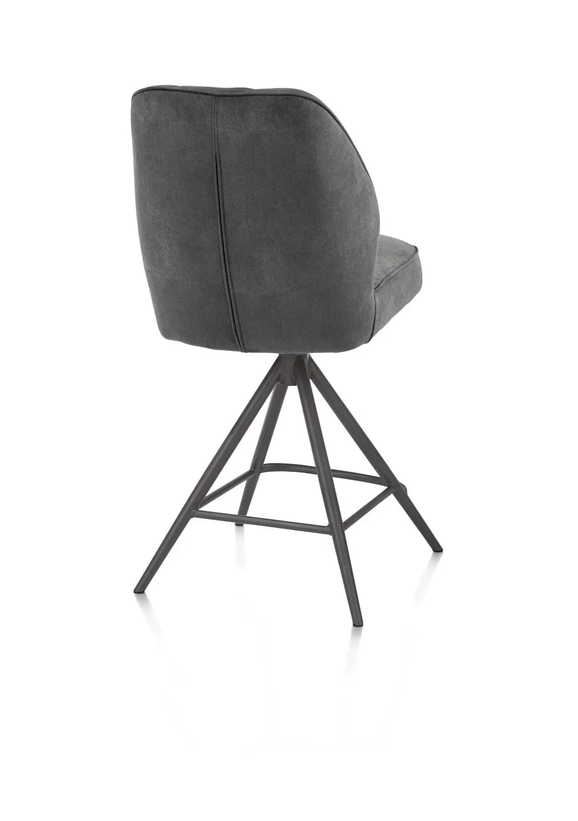 Bell, Tresenstuhl - Gestell Graphit - drehbar - Taschenfederkern - Stoff calabria
