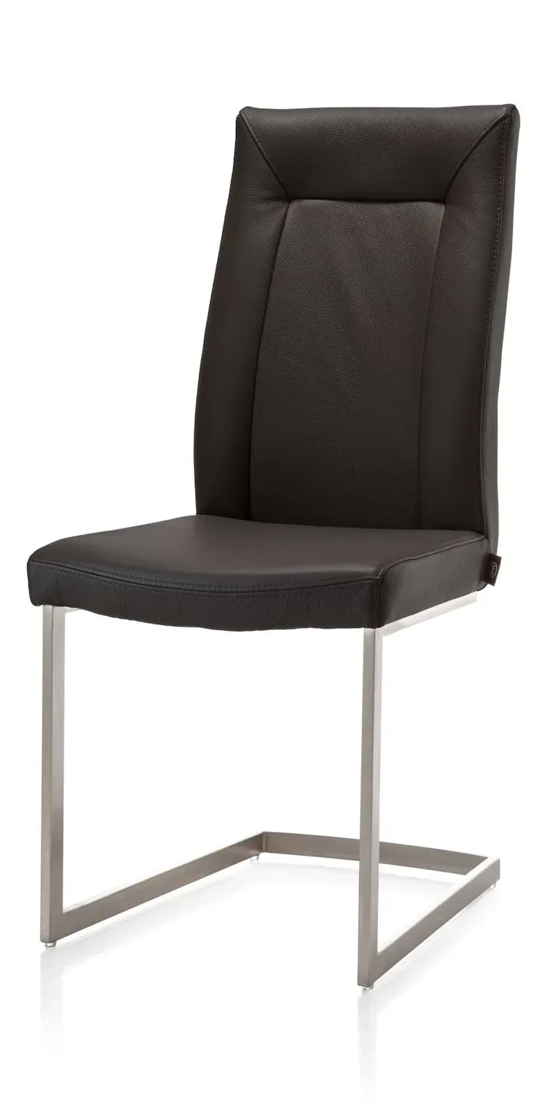 Malvino, Stuhl - Edelstahl Swing viereckig + Handgriff rund