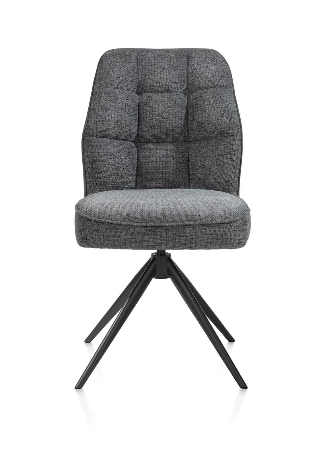 Bell, Stuhl - Gestell rough offblack - drehbar - Kippfunktion - Taschenfederkern - Kombi Ca