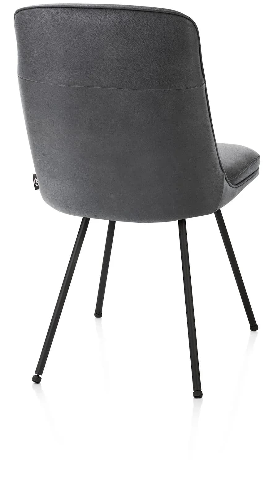 Mateo, Stuhl - 4-Fußen - rough off black - Pala