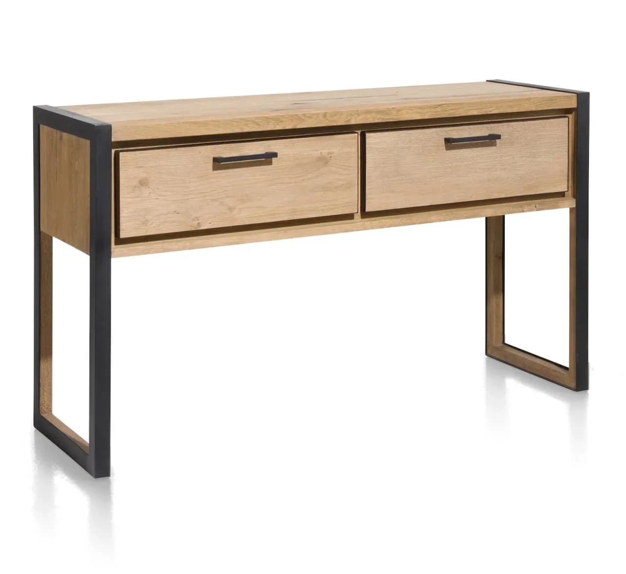 Metalo, Wandtisch 140 x 42 cm + 2-Laden