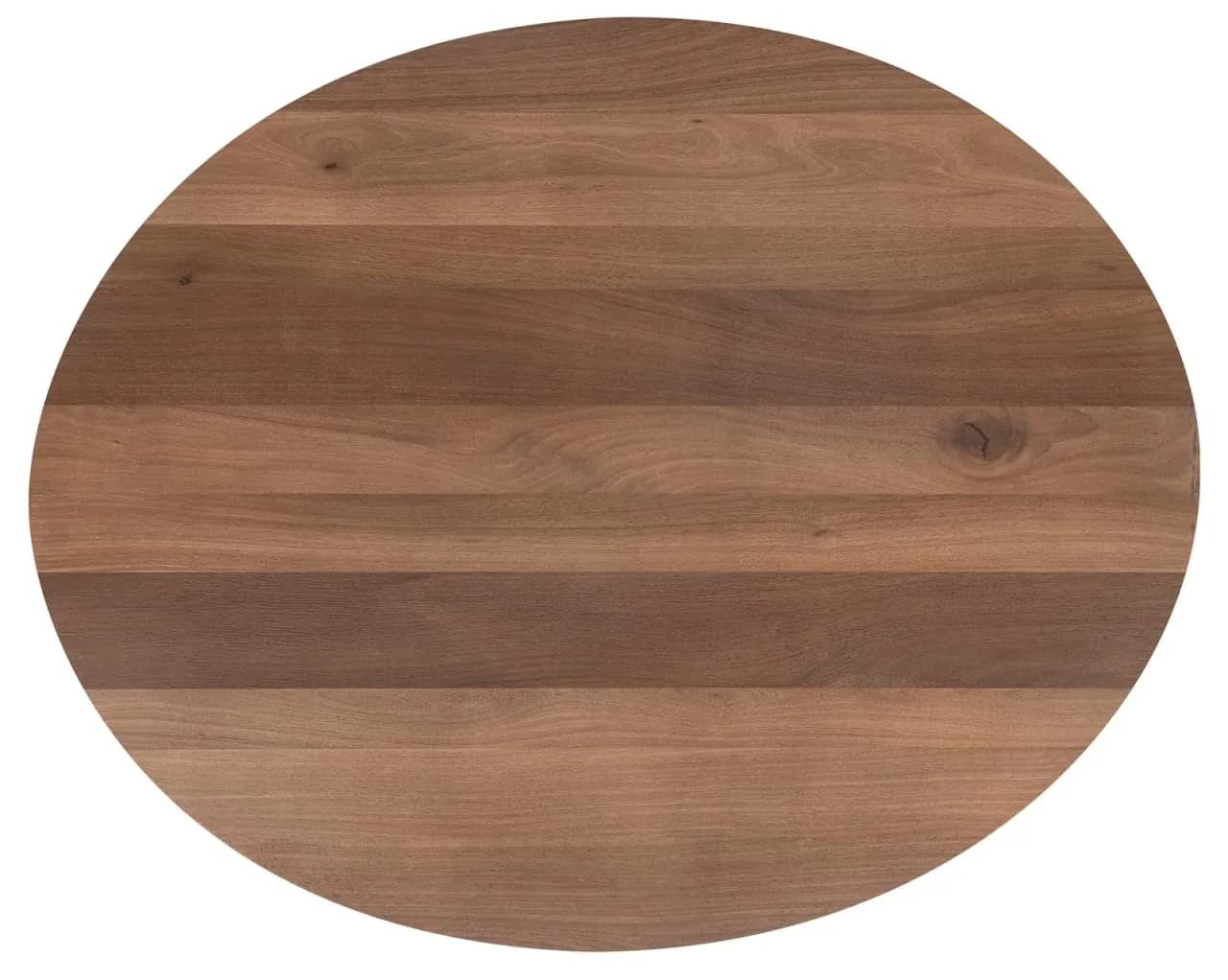 Trapani, Tresentisch Ellipse 150 x 120 cm (Höhe: 92 cm)