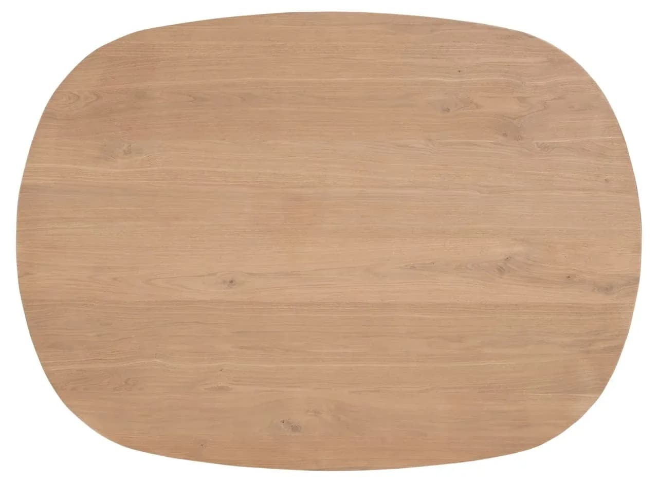 Nyborg, Auszugtisch 150 (+ 40) x 130 cm - oval - Mittelfuß Holz
