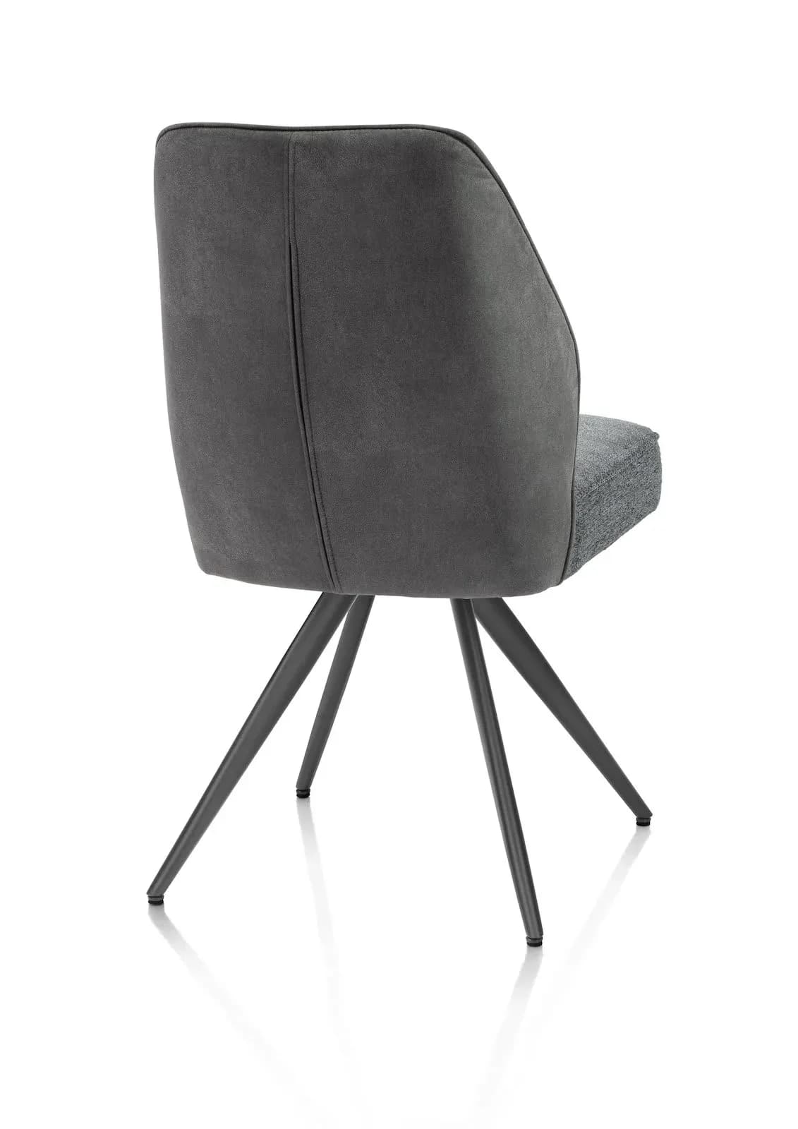 Bell, Stuhl - Gestell Graphit - Taschenfederkern - Kombi Calabria/Vada