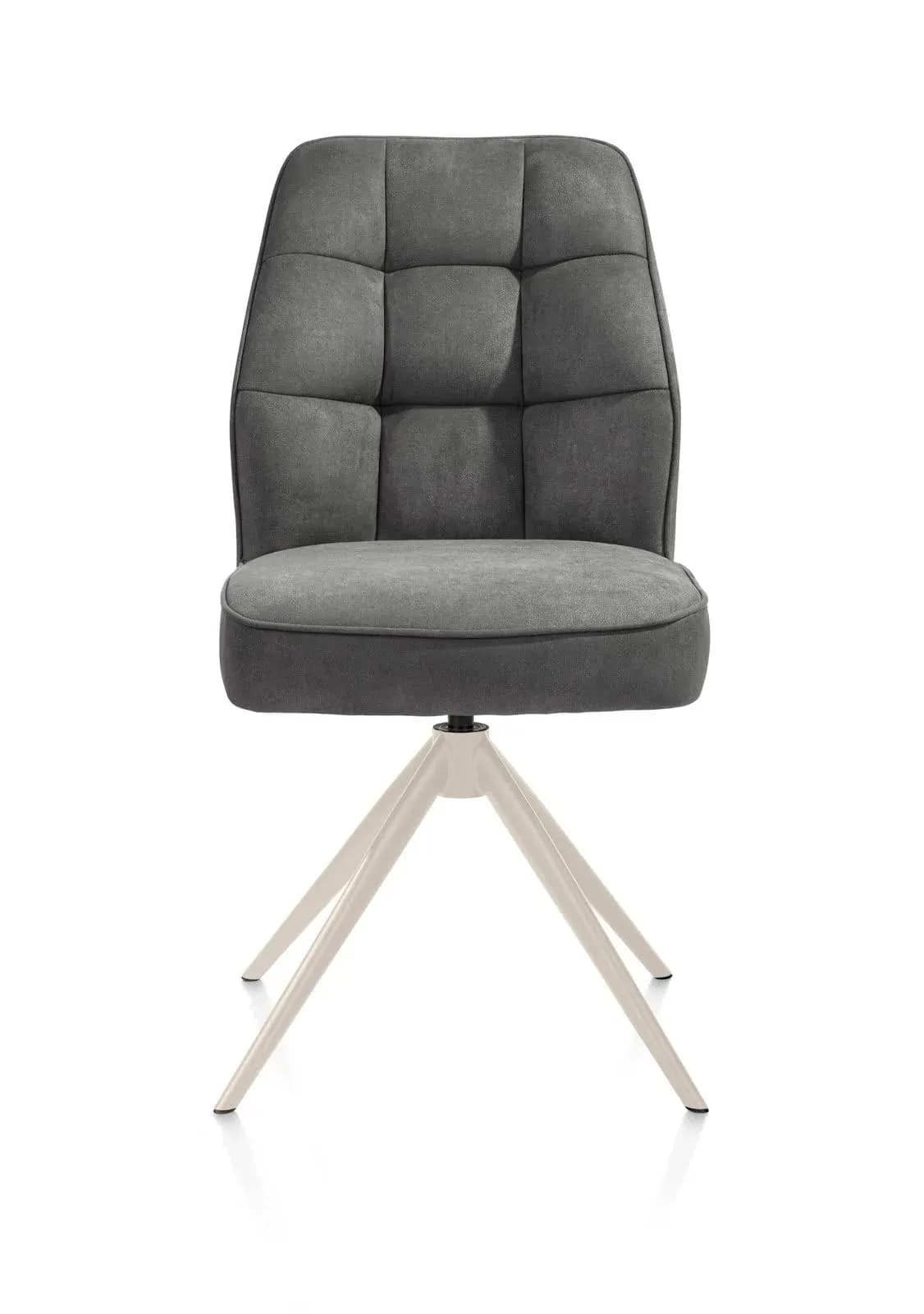 Bell, Stuhl - Gestell Creme - drehbar - Kippfunktion - Taschenfederkern - Stoff Calabria