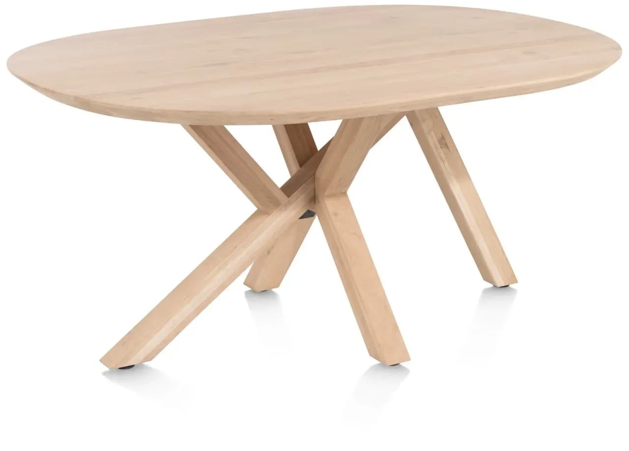 Shimla, Tisch 160 x 130 cm - Holz Fuße