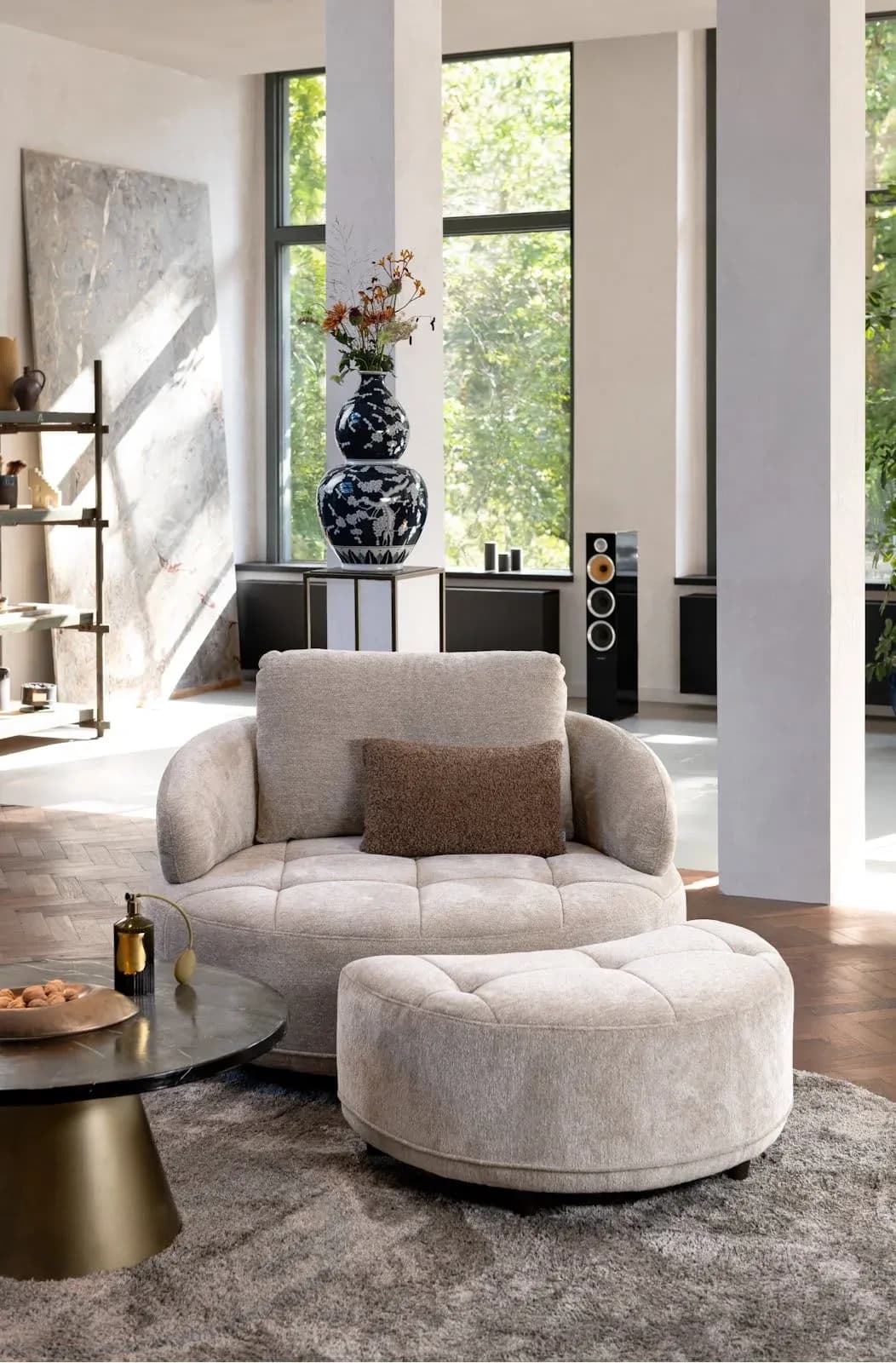 Borgia, Hocker 90 x 60 cm