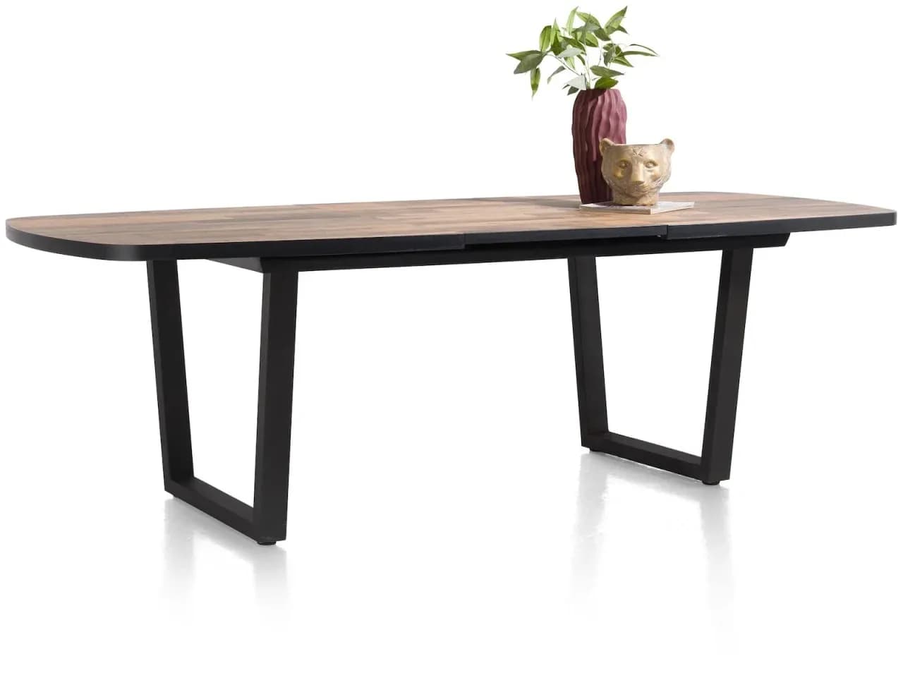 Avalox, Auszieh-Tresentisch oval 190 (+ 60) x 110 cm