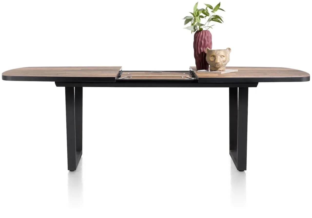 Avalox, Auszieh-Tresentisch oval 190 (+ 60) x 110 cm