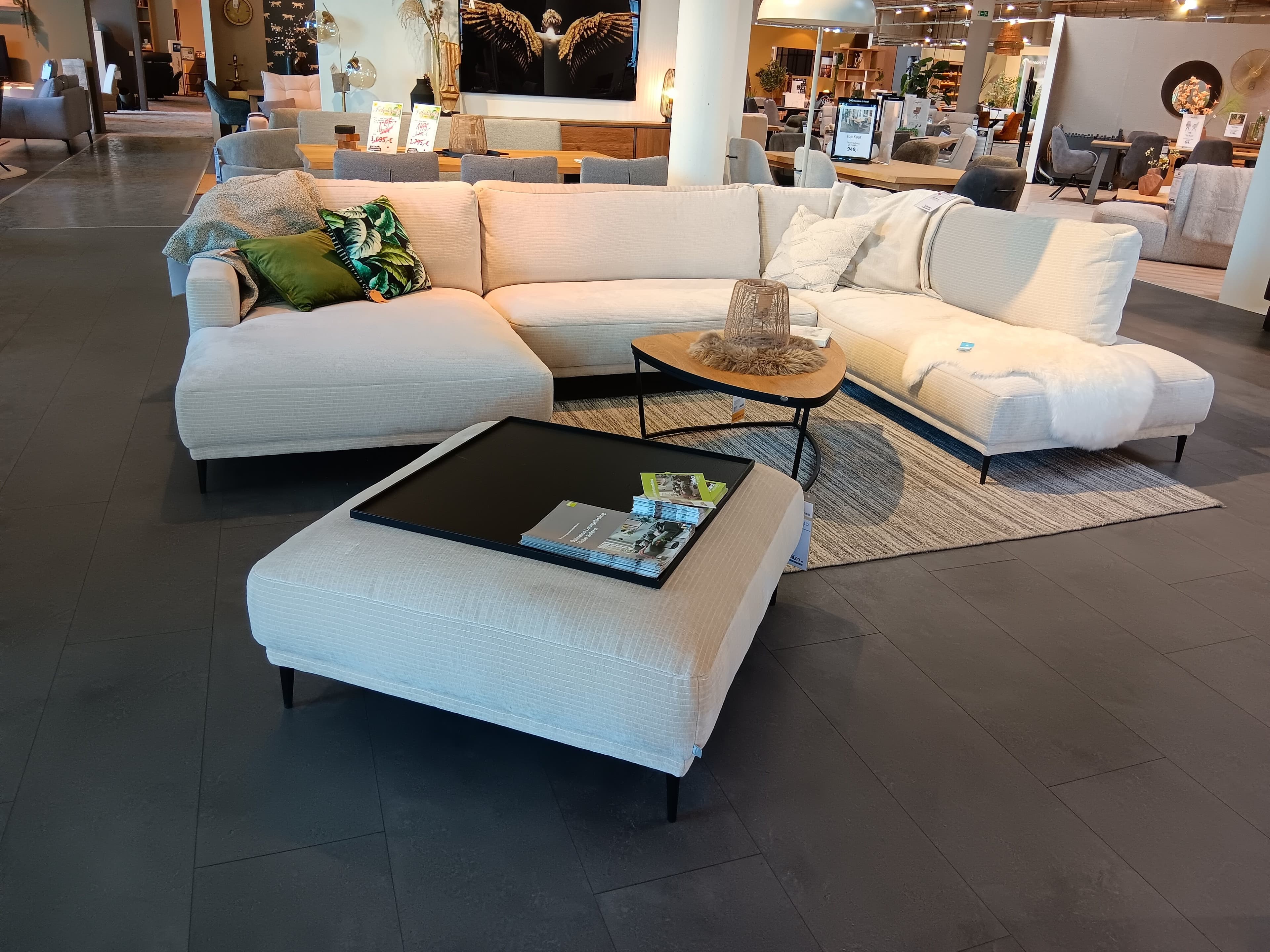 Ecksofa "Global-Solero" – Ausstellungsstück im Möbelhaus Gottwald – der Wohnfuchs