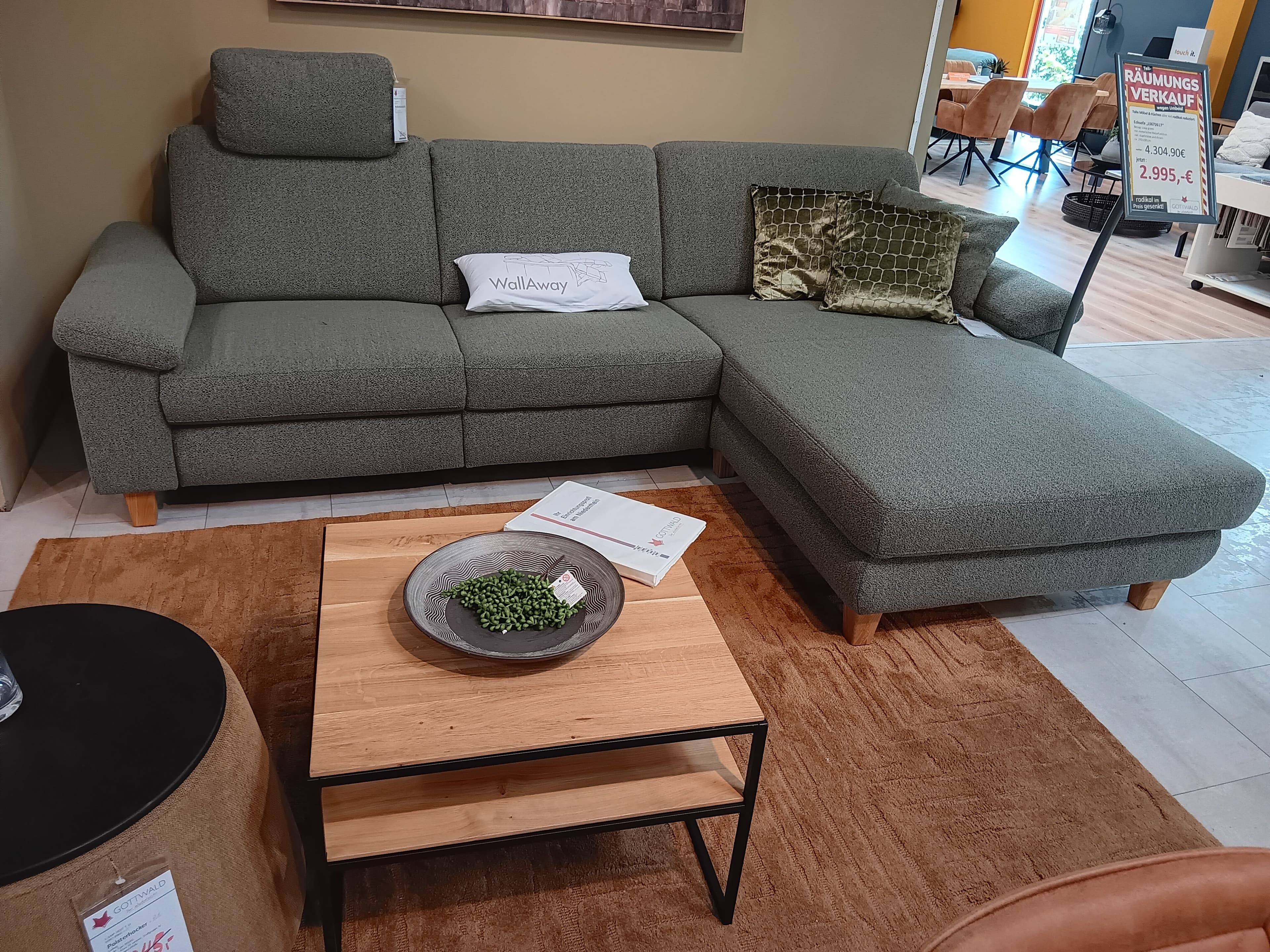 Ecksofa "LS672617" – Ausstellungsstück im Möbelhaus Gottwald – der Wohnfuchs