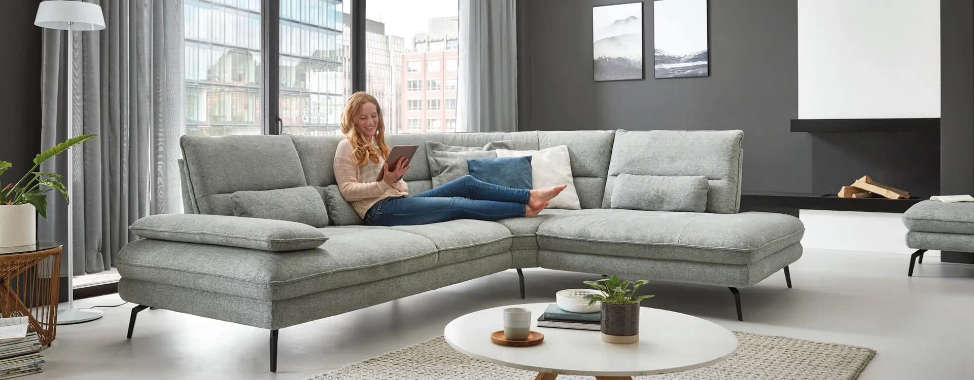 Couchliebe Sofa Barrafan als 2- und 3-Sitzer