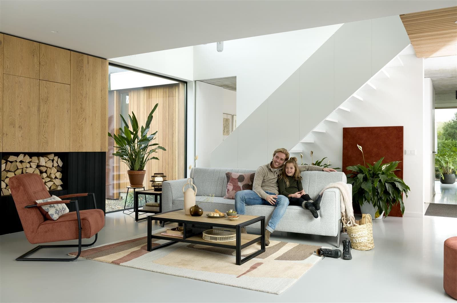 Henders & Hazel Wohnraum mit Sofa Zembla und Couchtisch Avalon