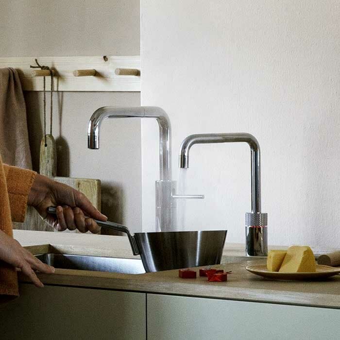 Quooker Nordic Square Twintaps in Chrom