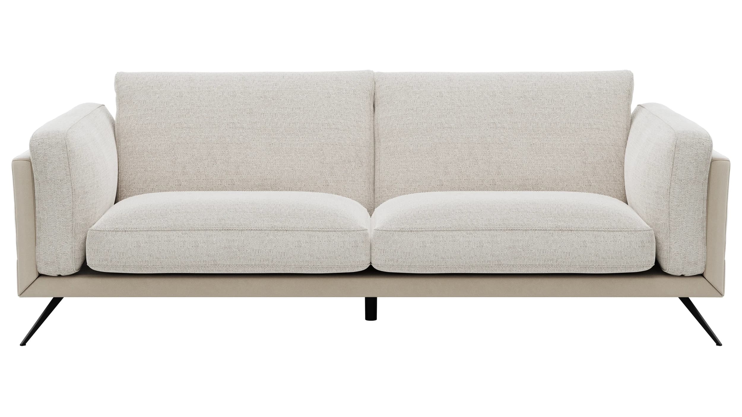Sofa Valdemoro - 3-Sitzer, Stoff, Creme