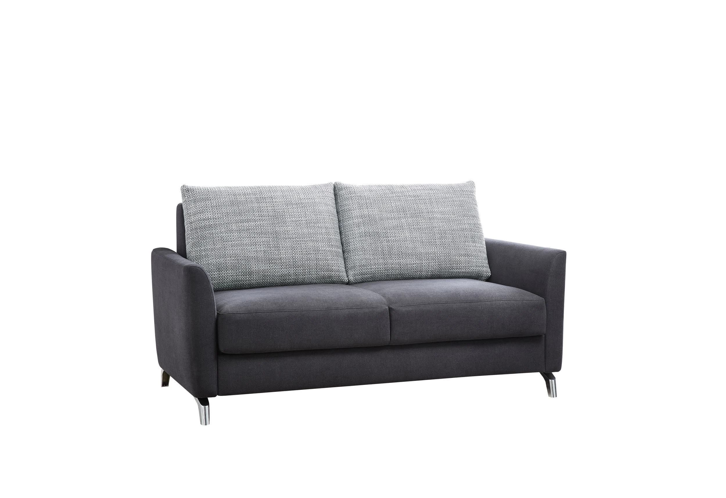 Sofa - Schlaffunktion, Stoff, Schwarz