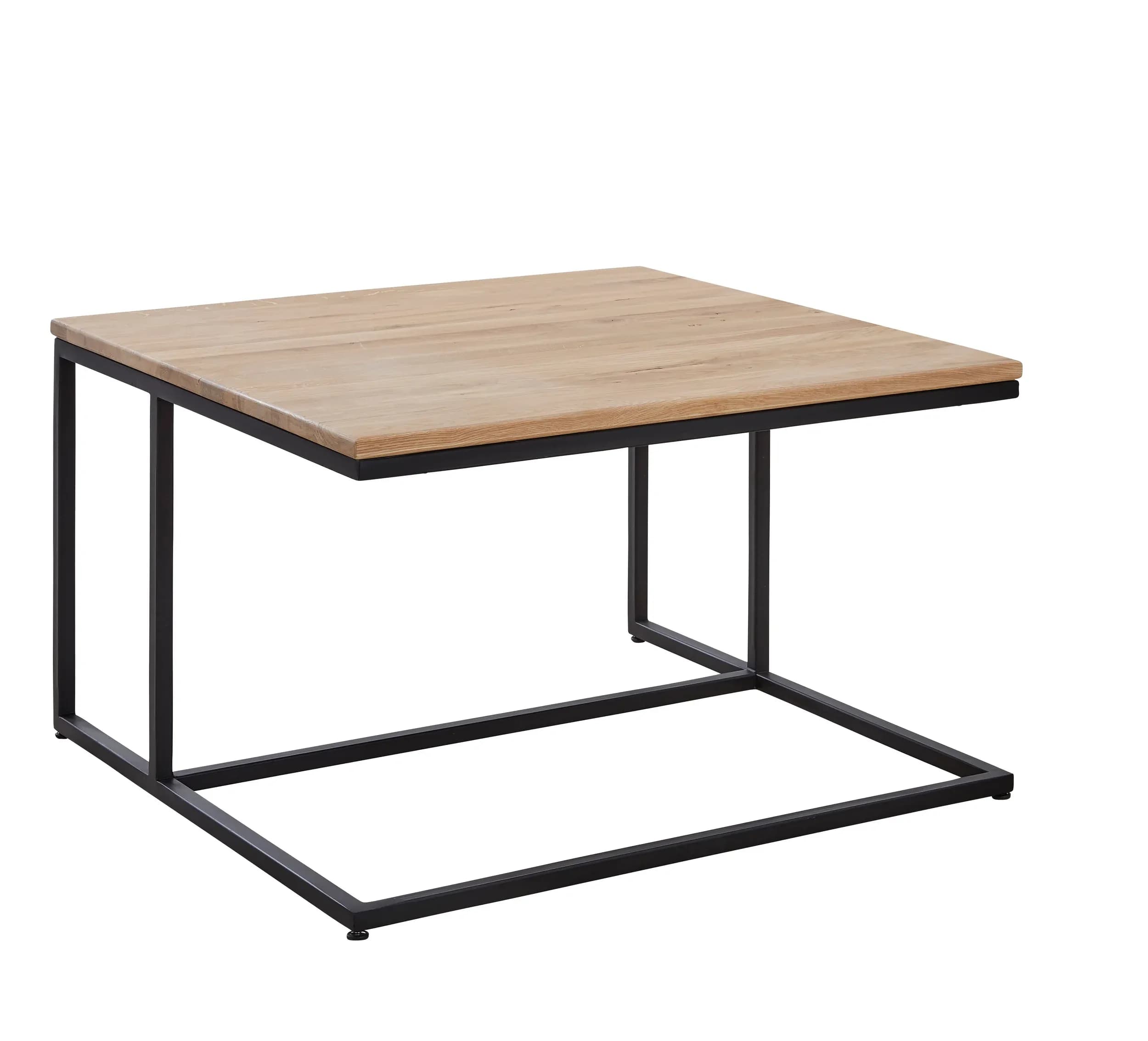Couchtisch Albany - LBH ca. 75x75x45 cm, Eiche massiv