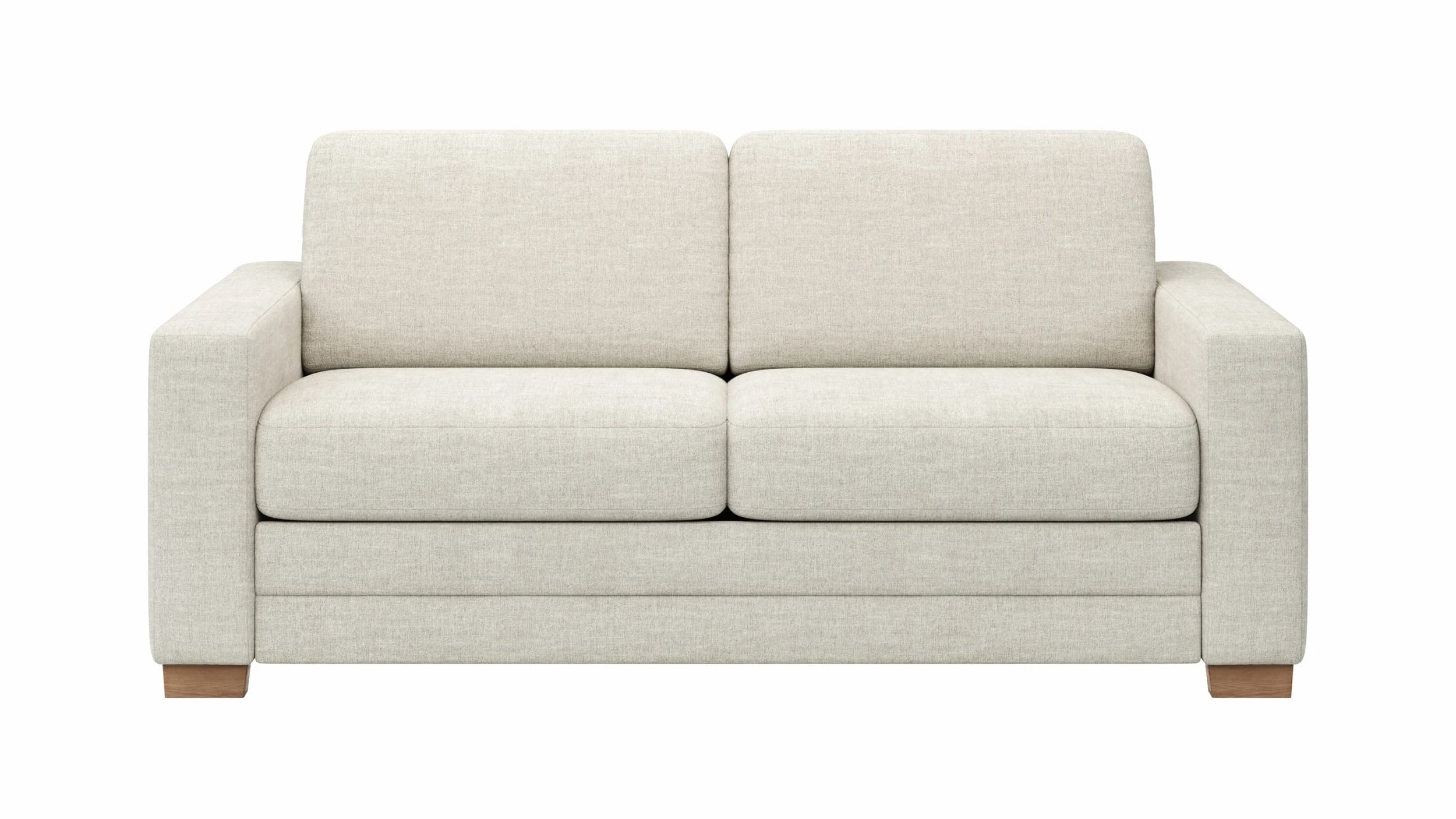 Sofa Lakeville 1 - 2-Sitzer inkl. Schlaffunktion, Stoff, Natur