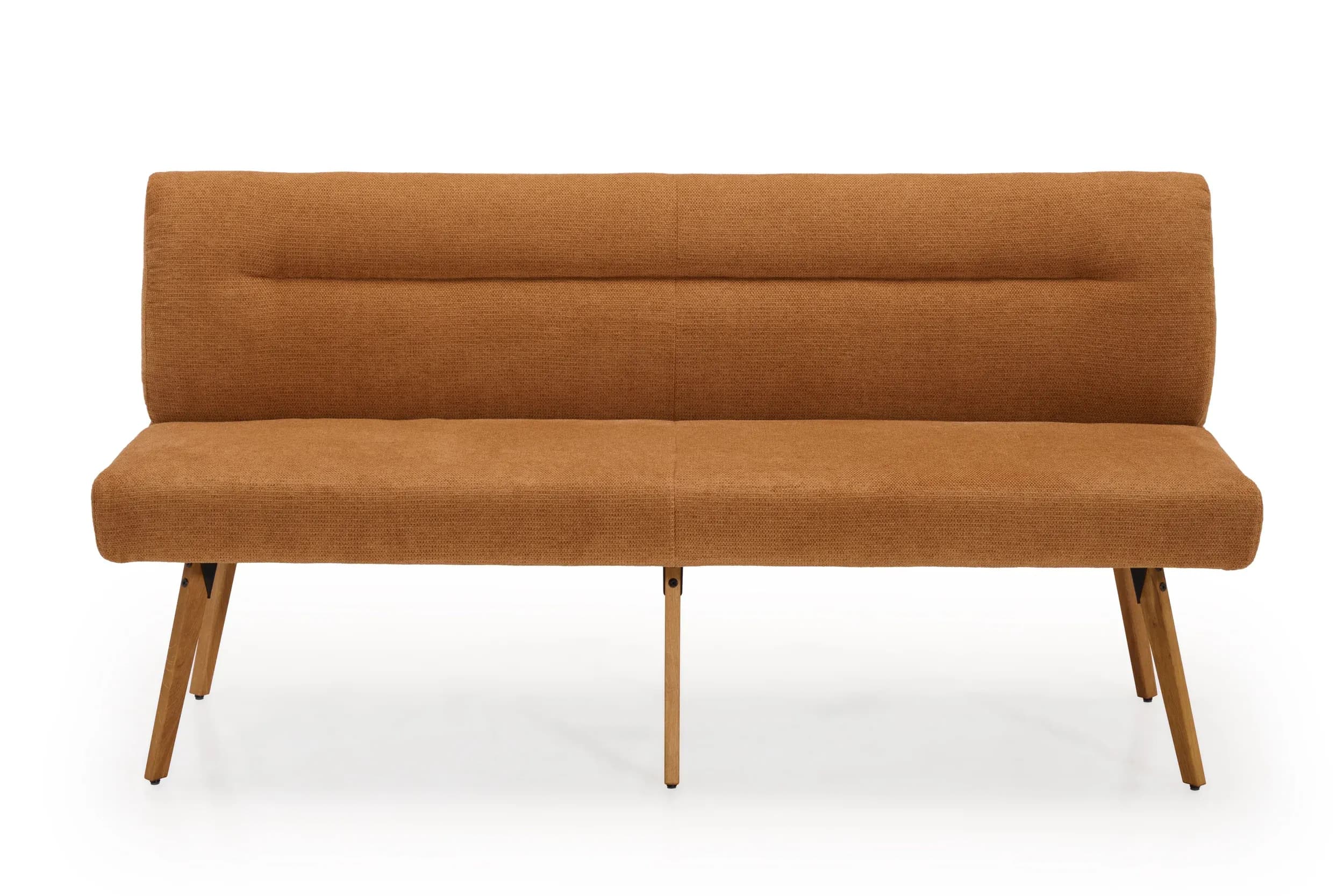Polsterbank - Breite ca. 180 cm, Stoff, Cognac