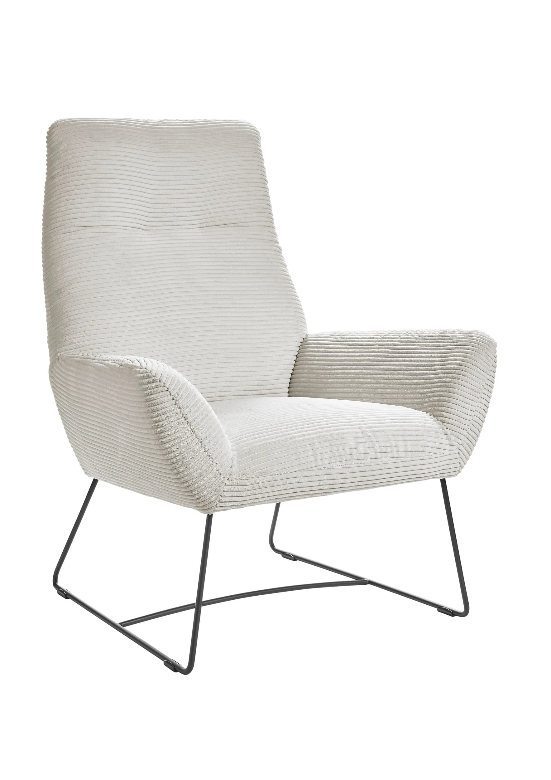 1-Sitzer Sessel - Cord, cremweiss