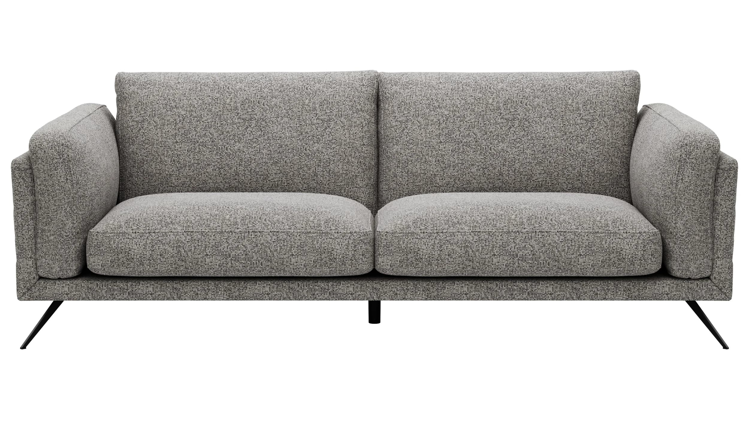 Sofa Valdemoro - 3-Sitzer, Stoff, Grau