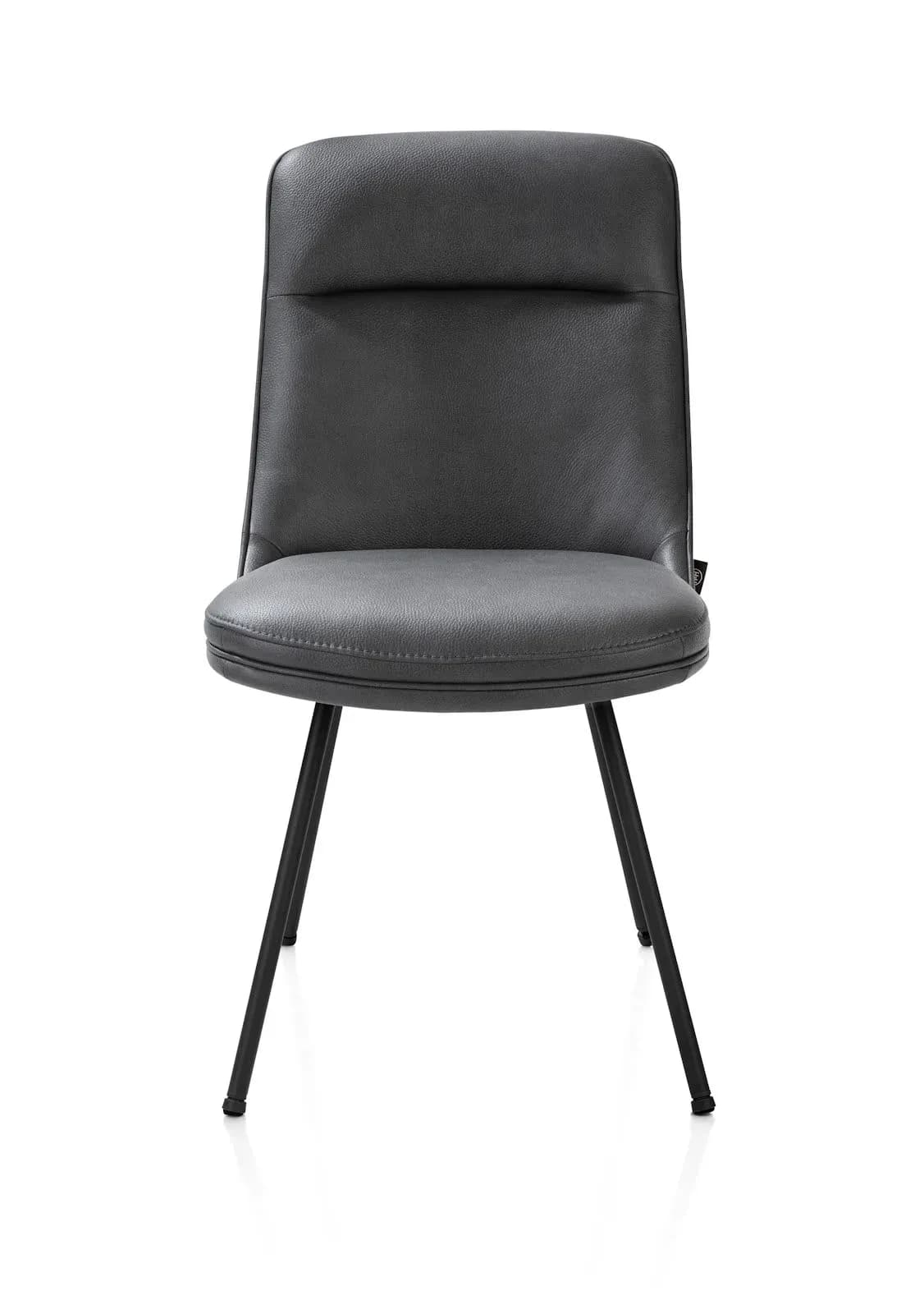 Mateo, Stuhl - 4-Fußen - rough off black - Pala