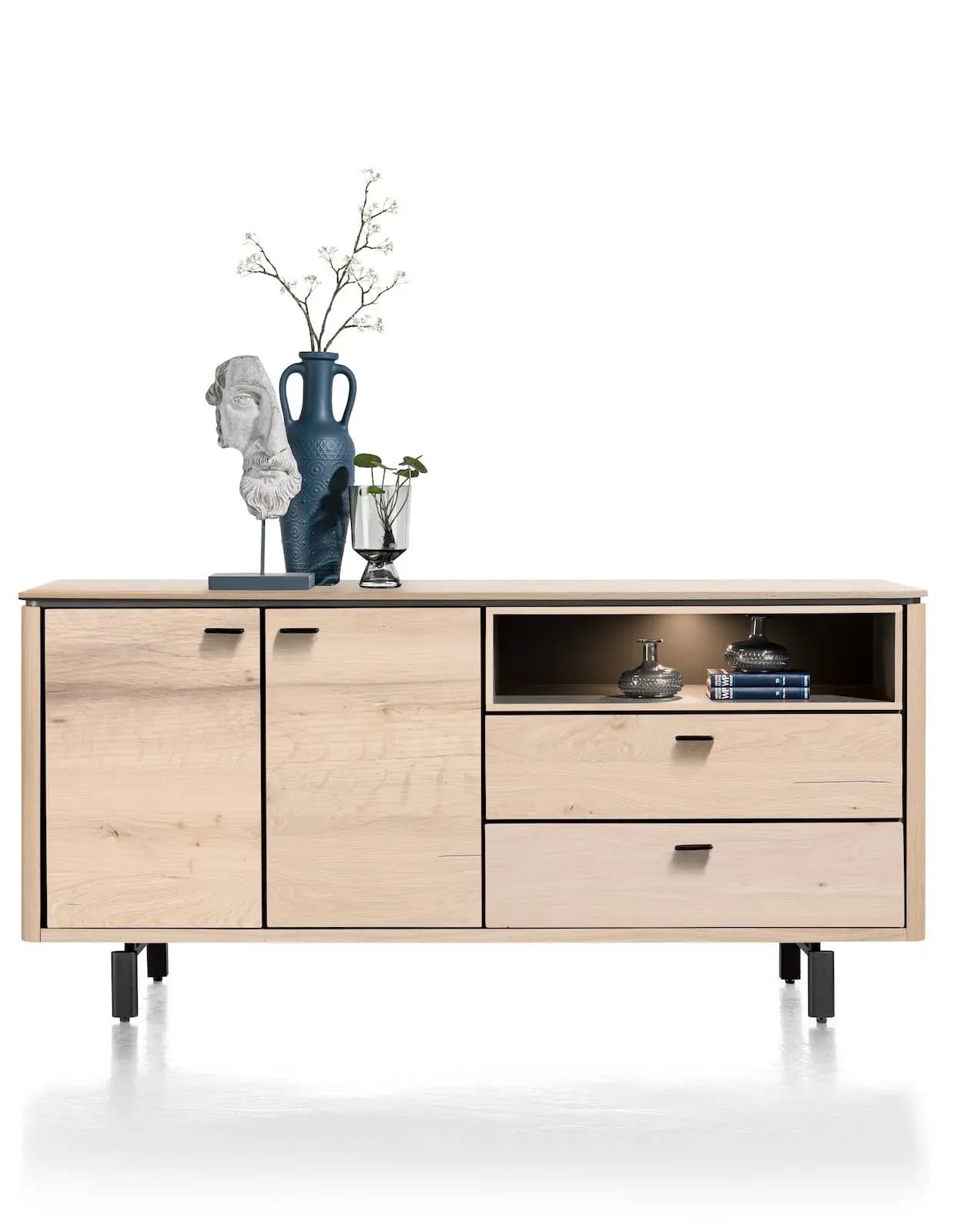 Livada, Sideboard 180 cm - 2-Türen + 2-Laden + 1-Nische