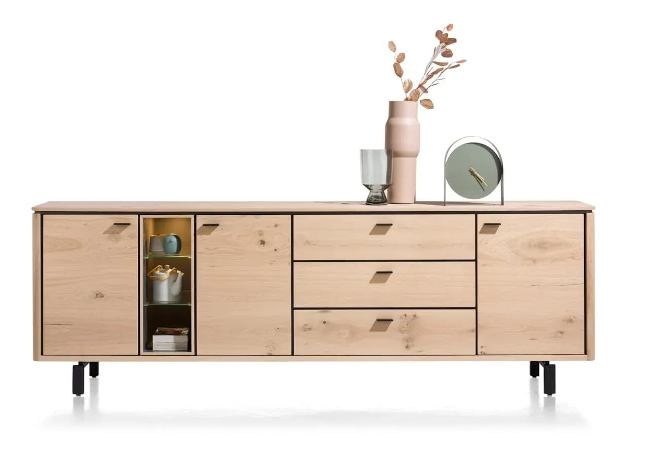 Livada, Sideboard 240 cm - 3-Türen + 3-Laden + 3-Nischen